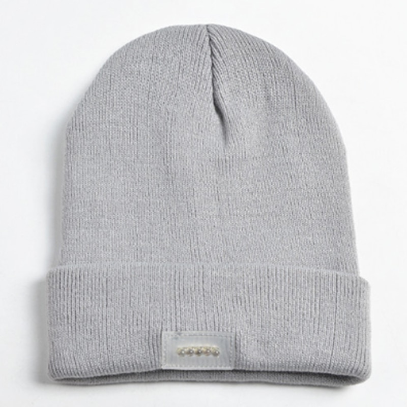 Elastic Cotton Lighted Beanie Hat Elastic Cotton Lighted Beanie Hat