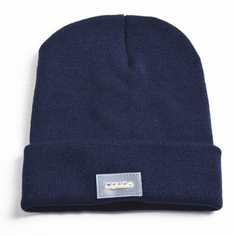 Elastic Cotton Lighted Beanie Hat Elastic Cotton Lighted Beanie Hat