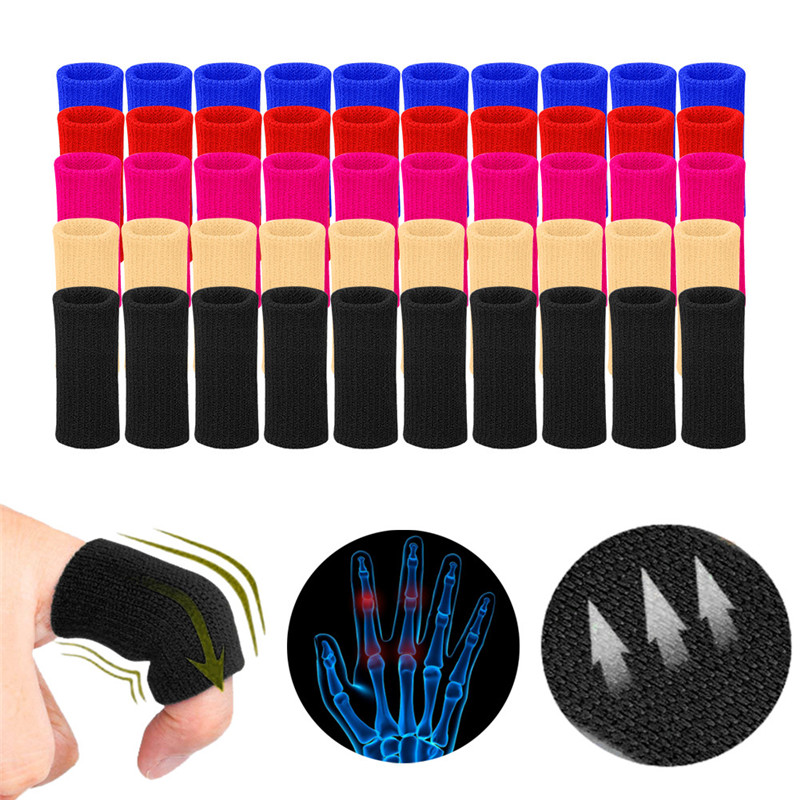 Elastic Finger Sleeves for Basketball (10Pcs) Elastic Finger Sleeves for Basketball (10Pcs)