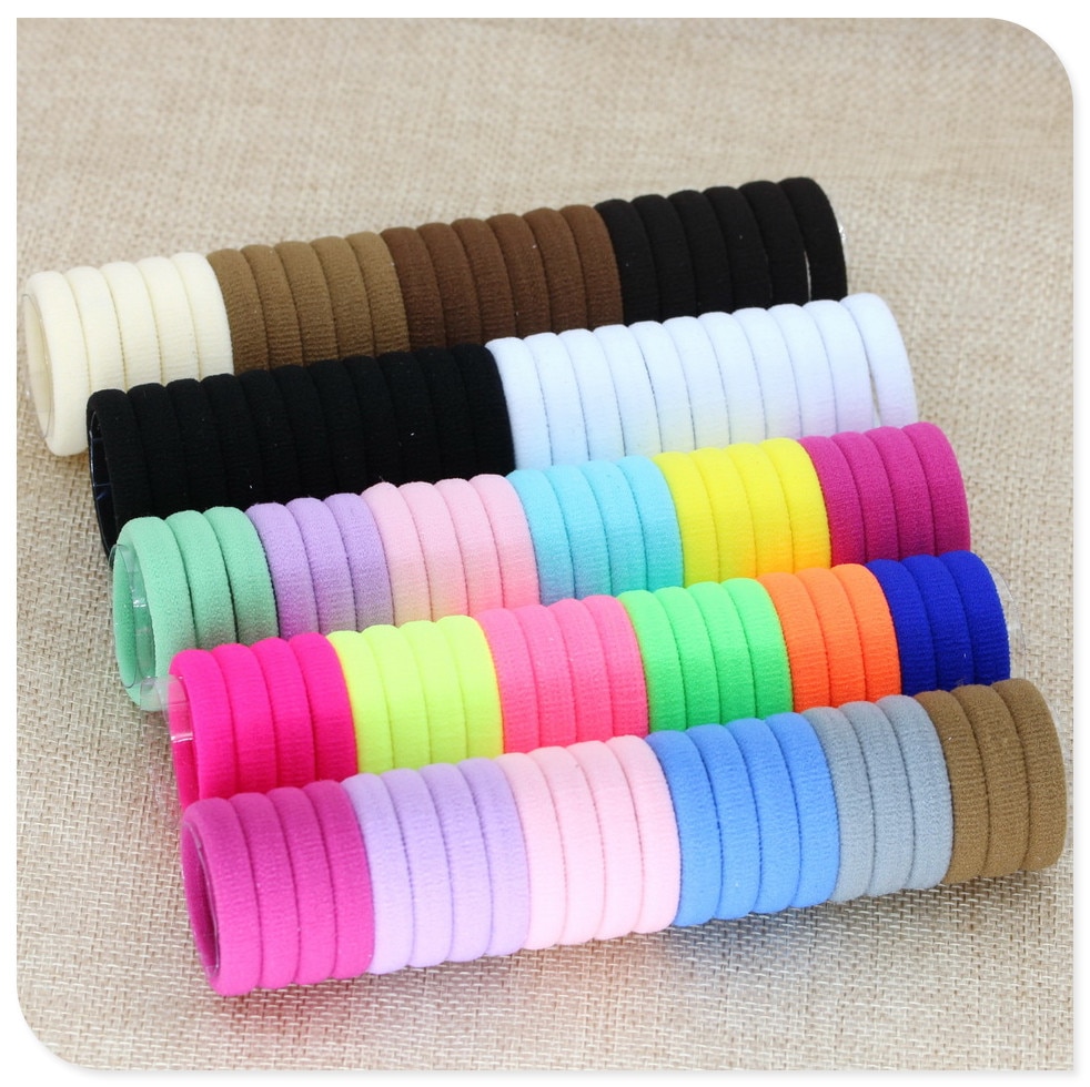 Elastic Hair Bands Daily Use (40 pieces)