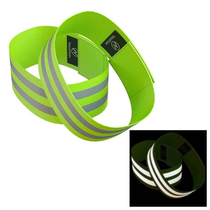 Elastic Reflector Arm Bands (2 pcs)