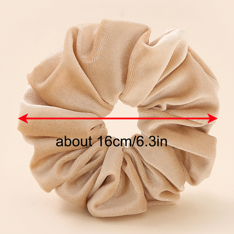 Elastic Velvet Oversized Hair Scrunchie