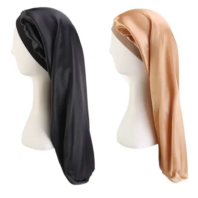 Elastic Wide Edge Sleep Cap for Long Hair Elastic Wide Edge Sleep Cap for Long Hair