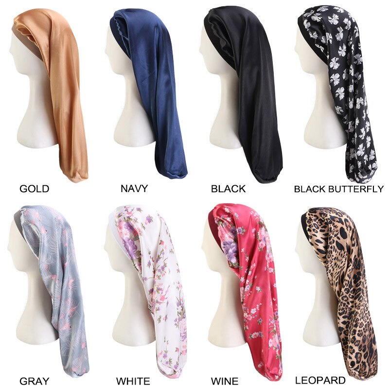 Elastic Wide Edge Sleep Cap for Long Hair Elastic Wide Edge Sleep Cap for Long Hair