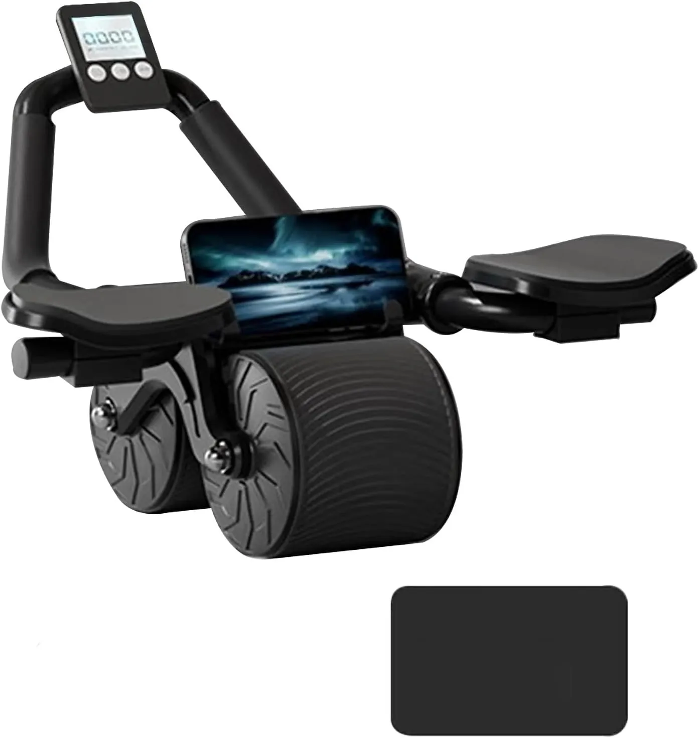 Elbow Support Automatic Rebound Abdominal Wheel Core Muscle Ab Trainer with Counter Display Fitness Exercise Wheel Elbow Support Automatic Rebound Abdominal Wheel Core Muscle Ab Trainer with Counter Display Fitness Exercise Wheel