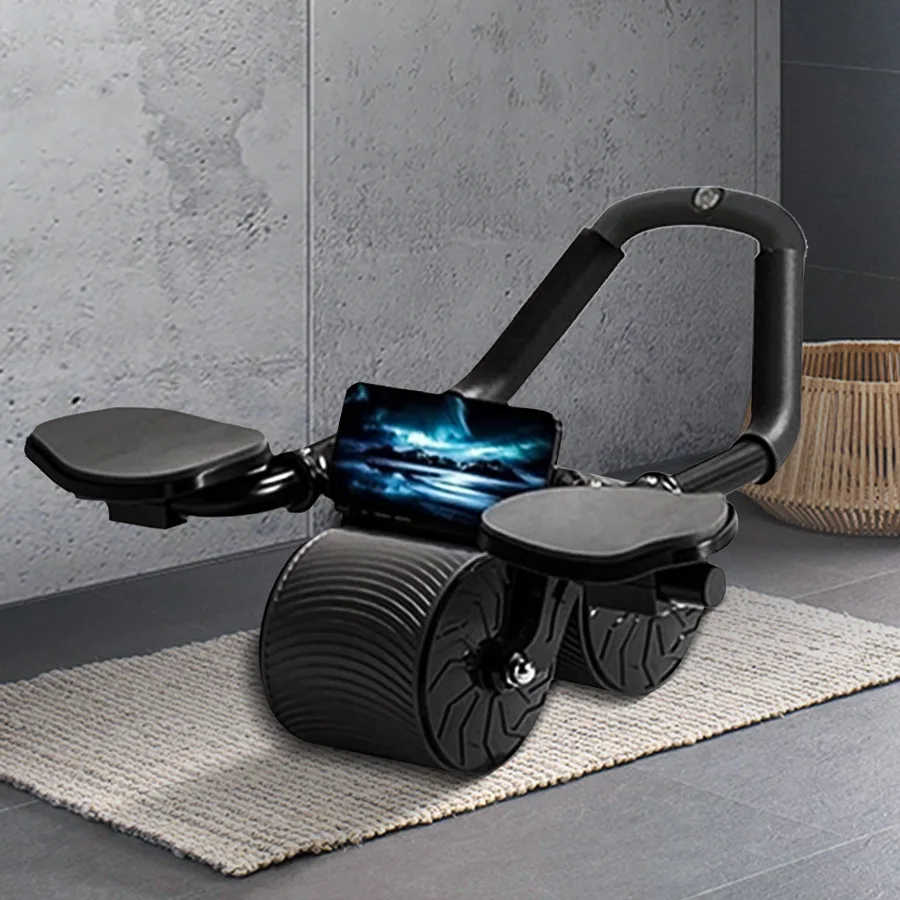 Elbow Support Automatic Rebound Abdominal Wheel Core Muscle Ab Trainer with Counter Display Fitness Exercise Wheel Elbow Support Automatic Rebound Abdominal Wheel Core Muscle Ab Trainer with Counter Display Fitness Exercise Wheel