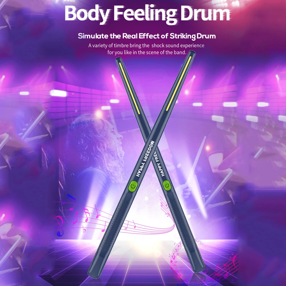 Electric Air Drumsticks Professional Air Drum Electronic Virtual Air Drum Drumsticks Pedals Pocket Drum Set for Adults Electric Air Drumsticks Professional Air Drum Electronic Virtual Air Drum Drumsticks Pedals Pocket Drum Set for Adults