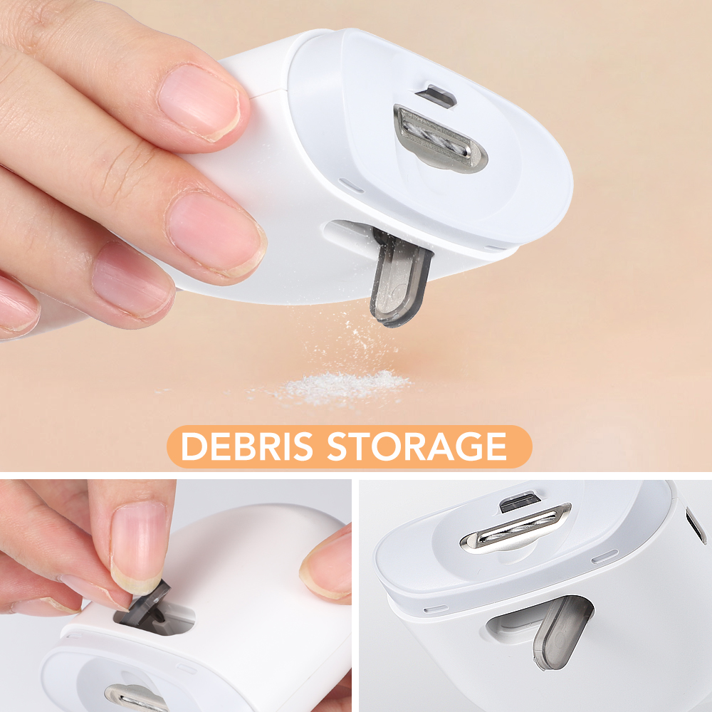 Electric Automatic Nail Clipper Manicure Nail Trimmer for Adult Baby Finger Toe Scissors Pedicure Thick Nails Cutter
