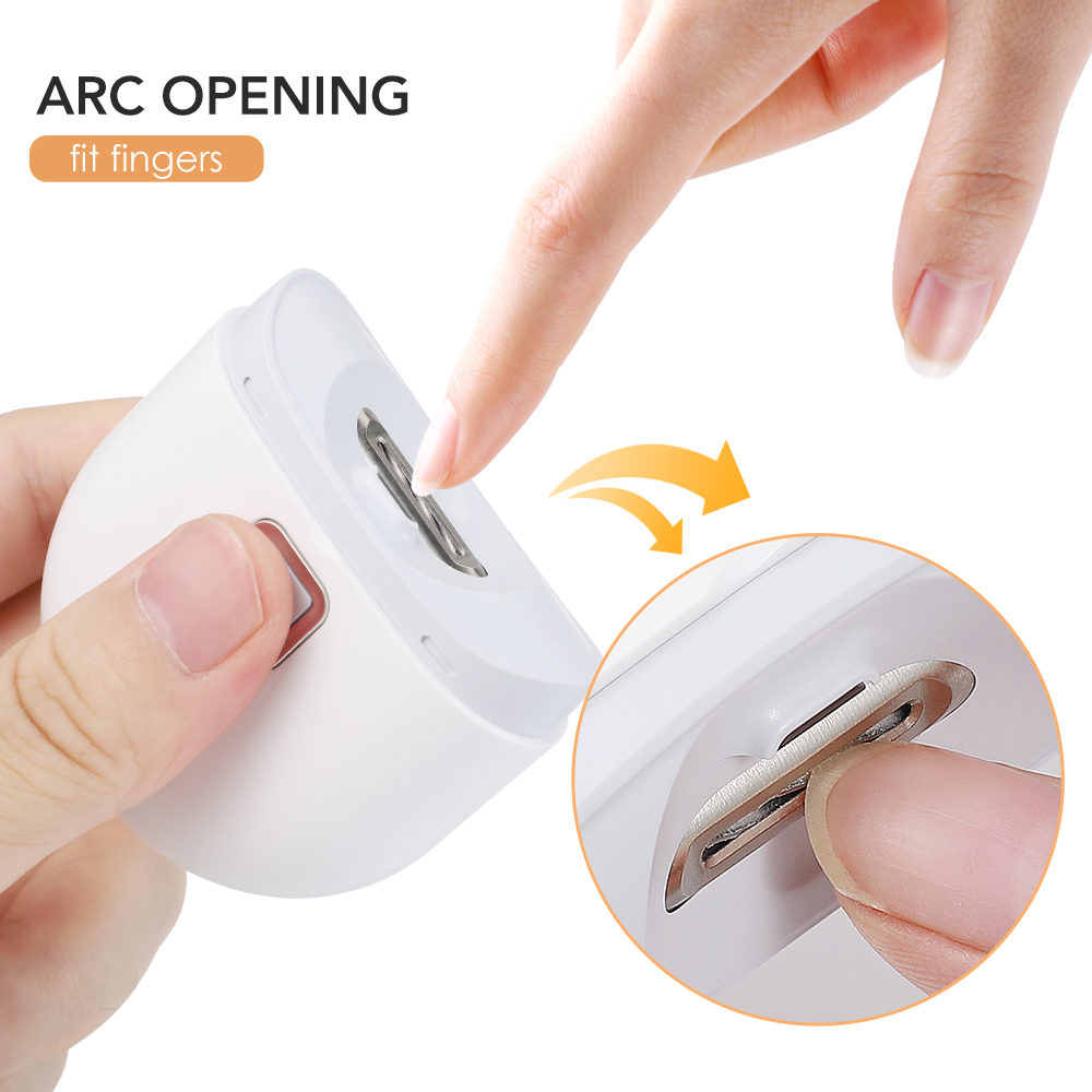 Electric Automatic Nail Clipper Manicure Nail Trimmer for Adult Baby Finger Toe Scissors Pedicure Thick Nails Cutter