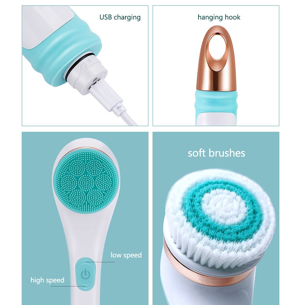 Electric Back Scrubber with 4 Heads Electric Back Scrubber with 4 Heads