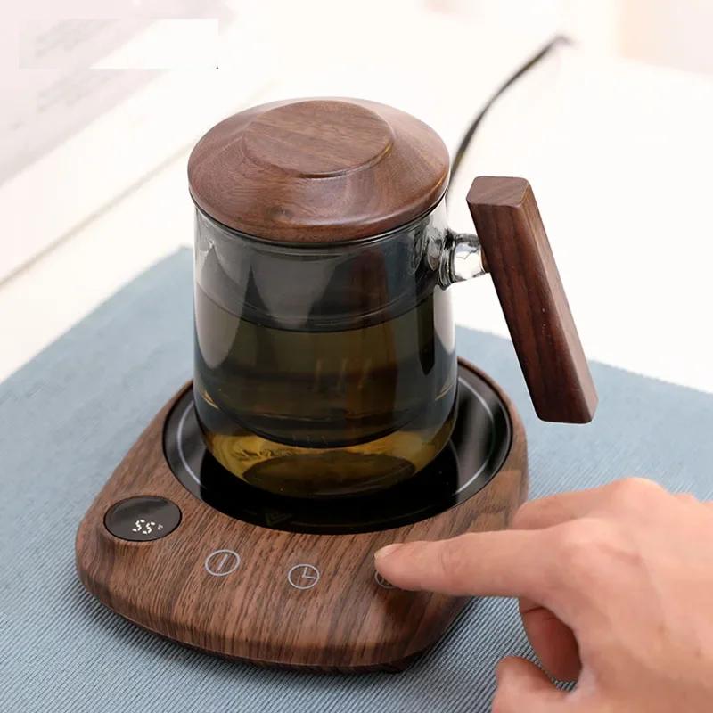 Electric Beverage Heating Plate 200W Smart Milk Tea Coffee Cup Mug Warmer for Desk 5 Temperatures with Timer Automatic Electric Beverage Heating Plate 200W Smart Milk Tea Coffee Cup Mug Warmer for Desk 5 Temperatures with Timer Automatic