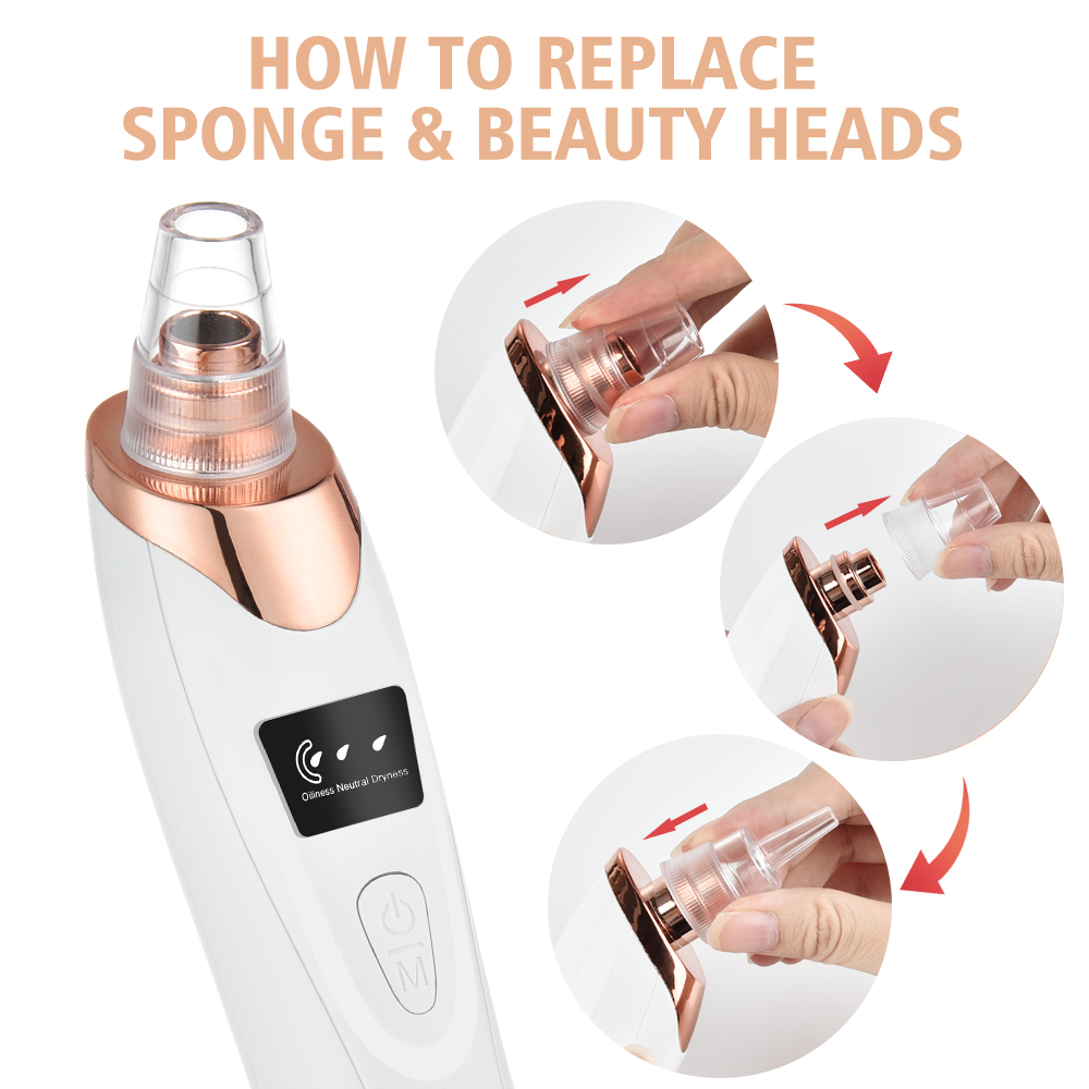 Electric Blackhead Remover Vacuum Acne Cleaner Black Spots Removal Facial Deep Cleansing Pore Cleaner Machine Skin Care Electric Blackhead Remover Vacuum Acne Cleaner Black Spots Removal Facial Deep Cleansing Pore Cleaner Machine Skin Care