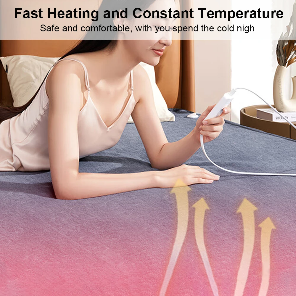 Electric Blanket Thicker Automatic Thermostat Electric Heating Blanket Body Warmer Thermal Mattress for Room Blanket Electric Blanket Thicker Automatic Thermostat Electric Heating Blanket Body Warmer Thermal Mattress for Room Blanket