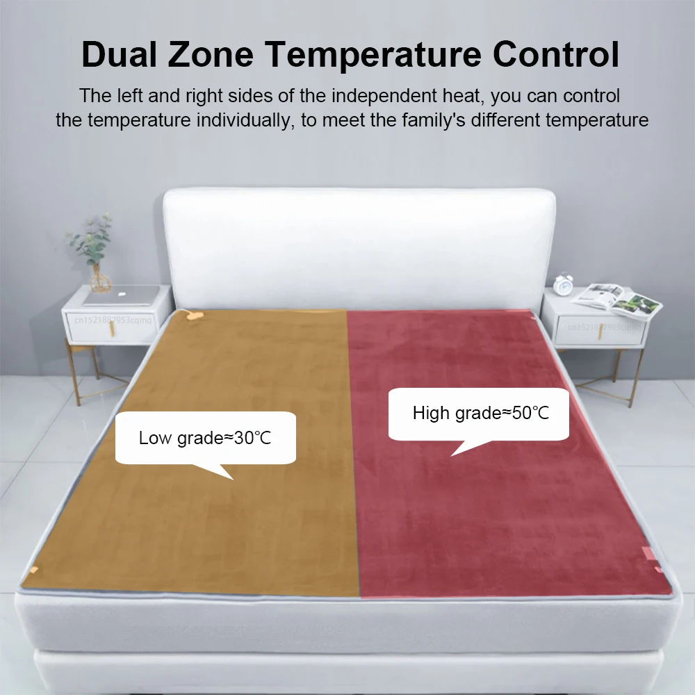 Electric Blanket Thicker Automatic Thermostat Electric Heating Blanket Body Warmer Thermal Mattress for Room Blanket Electric Blanket Thicker Automatic Thermostat Electric Heating Blanket Body Warmer Thermal Mattress for Room Blanket