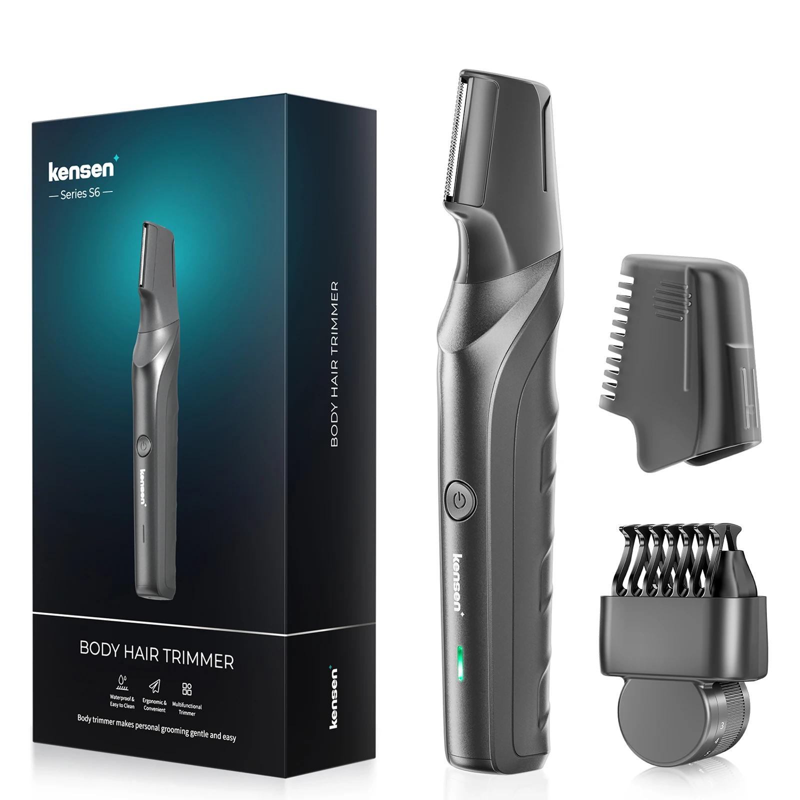 Electric Body Hair Tirmmer for Men Groomer Clipper IPX5 Waterproof Groin Pubic Hair Trimmer with 2 Attachments Barber Electric Body Hair Tirmmer for Men Groomer Clipper IPX5 Waterproof Groin Pubic Hair Trimmer with 2 Attachments Barber