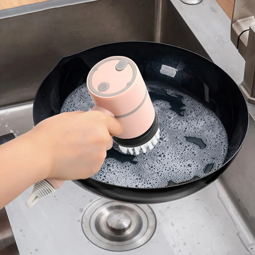 Electric Brush Cleaner Multi-functional Home USB Rechargeable Electric Rotary Scrubber Household Appliances Cleaning Electric Brush Cleaner Multi-functional Home USB Rechargeable Electric Rotary Scrubber Household Appliances Cleaning