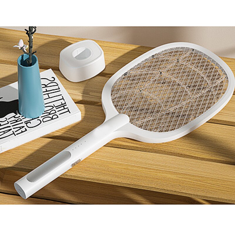 Electric Bug Zapper Racket Lamp