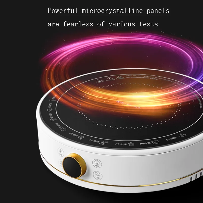 Electric Ceramic Stove Home Small Mini Tea Cooker High Power Induction Cooktop Electric Cooker Round Induction Cooker