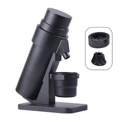 Electric Coffee Grinder 63MM Titanium Burr Stepless Fineness Adjustment Removable Magnetic Suction Port