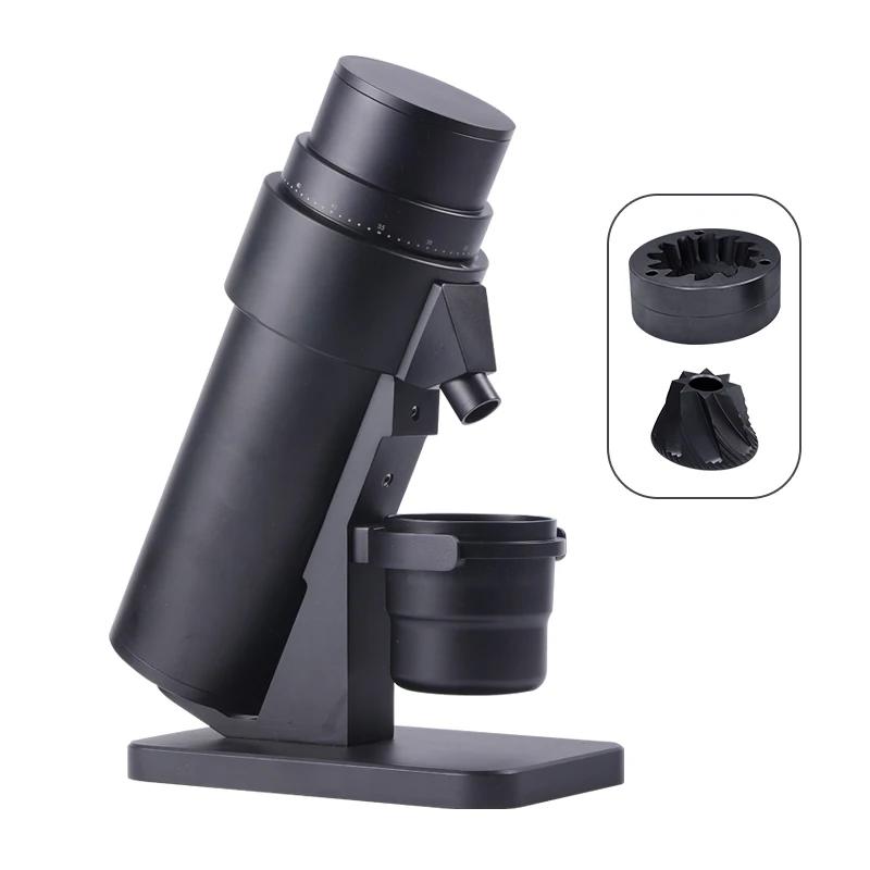 Electric Coffee Grinder 63MM Titanium Burr Stepless Fineness Adjustment Removable Magnetic Suction Port