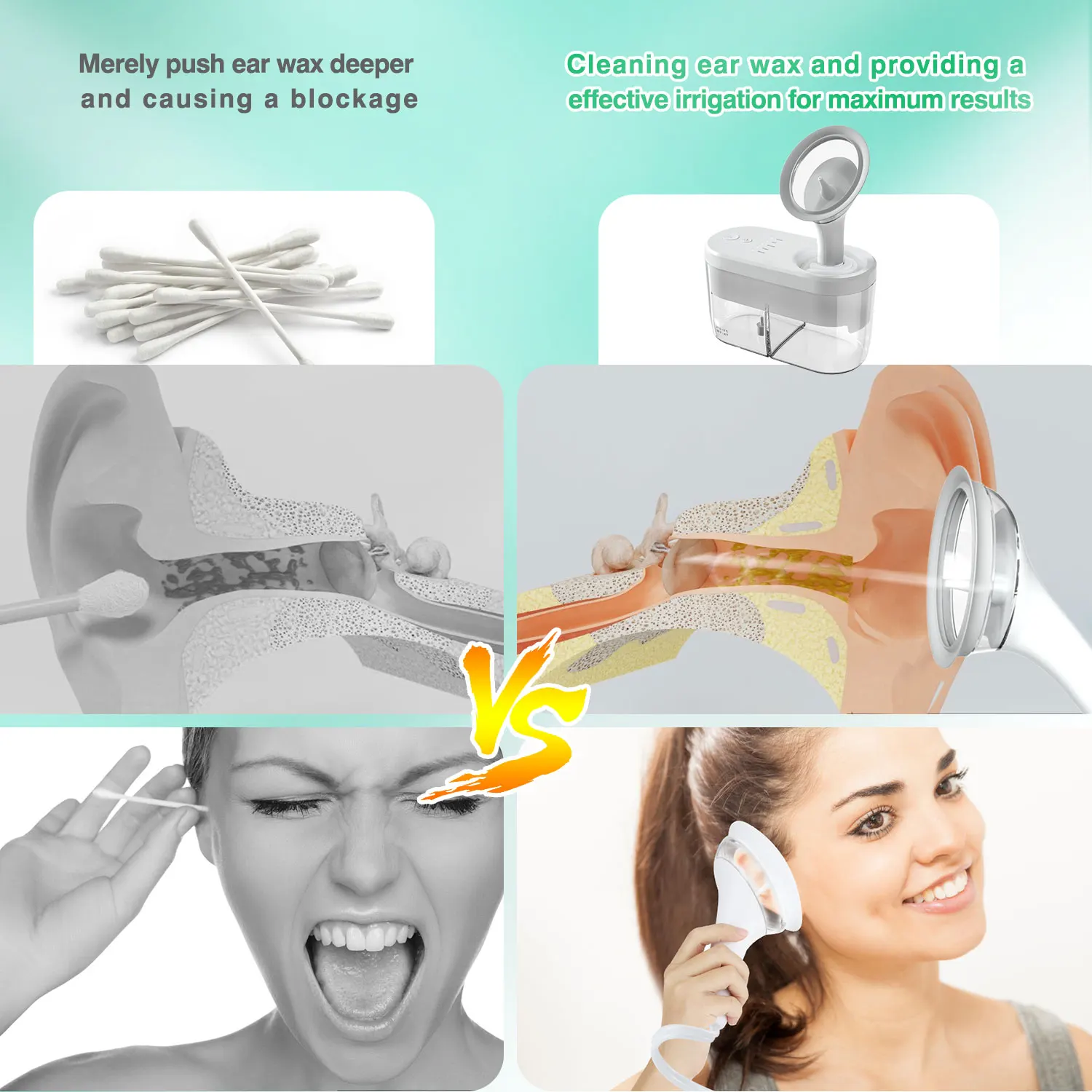 Electric Ear Water Cleaner Earwax Ear Wax Removal Irrigation System Safety Ear Washer Cleaning Adults Kids Ear Cleaner Electric Ear Water Cleaner Earwax Ear Wax Removal Irrigation System Safety Ear Washer Cleaning Adults Kids Ear Cleaner