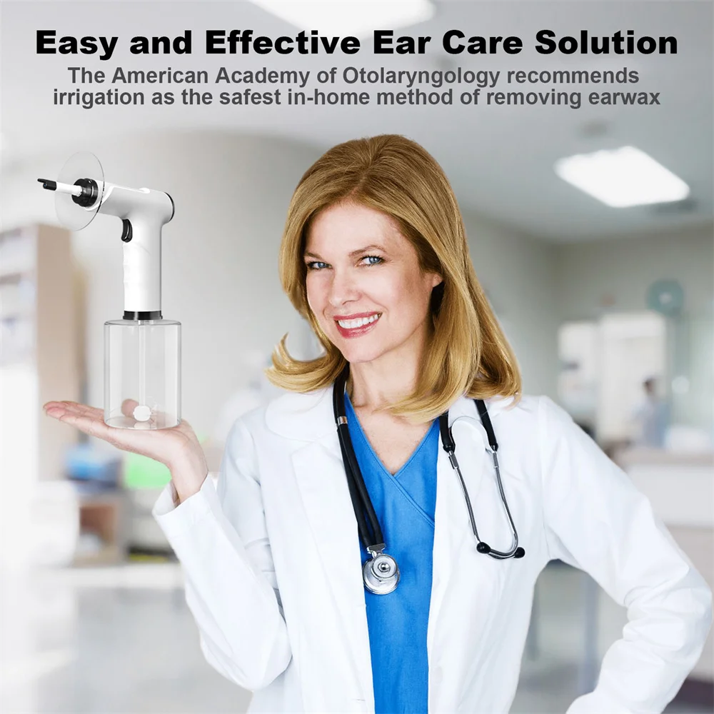 Electric Ear Wax Removal Kit with Soft Spray Safe and Effective Ear Cleaner with 4 Pressure Settings for Ear Wax Electric Ear Wax Removal Kit with Soft Spray Safe and Effective Ear Cleaner with 4 Pressure Settings for Ear Wax