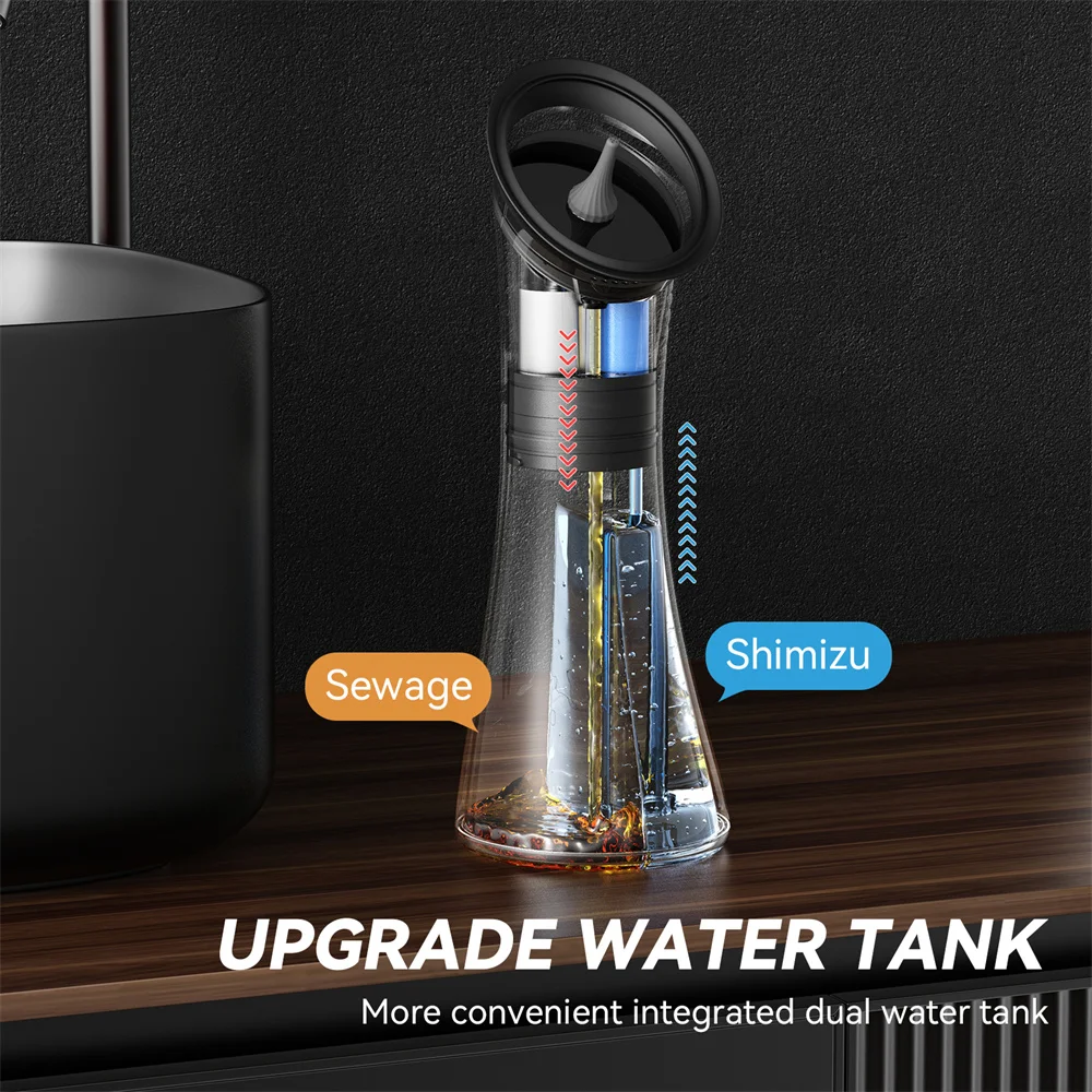 Electric Ear Wax Removal System Water Powered Ear Cleaning Tool with Irrigation Flusher 3 Pressure Settings Safe