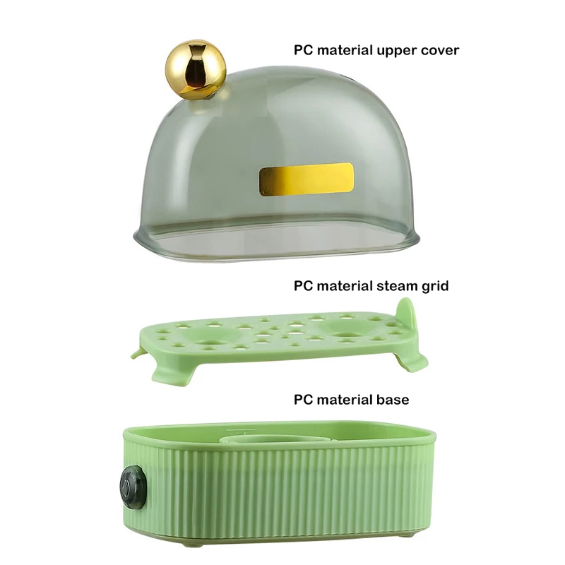 Electric Egg Boiler Poacher Automatic Power Off Mini Breakfast Machine Egg Cookers 2 Eggs Portable Food Steamer