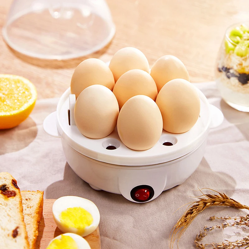 Electric Egg Cooker Double Multifunction Layers Egg Boiler Corn Milk Rapid Breakfast Cooking Egg Steamer Appliances
