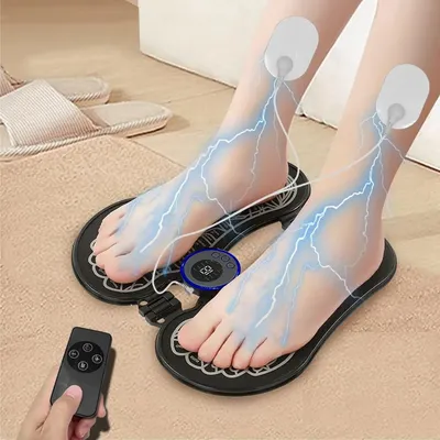 Electric EMS Foot Massage Pad Feet Muscle Stimulator Foldable Massager Mat Improve Blood Circulation Relieve Pain Electric EMS Foot Massage Pad Feet Muscle Stimulator Foldable Massager Mat Improve Blood Circulation Relieve Pain