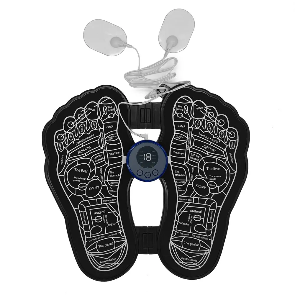 Electric EMS Foot Massage Pad Feet Muscle Stimulator Foldable Massager Mat Improve Blood Circulation Relieve Pain Electric EMS Foot Massage Pad Feet Muscle Stimulator Foldable Massager Mat Improve Blood Circulation Relieve Pain