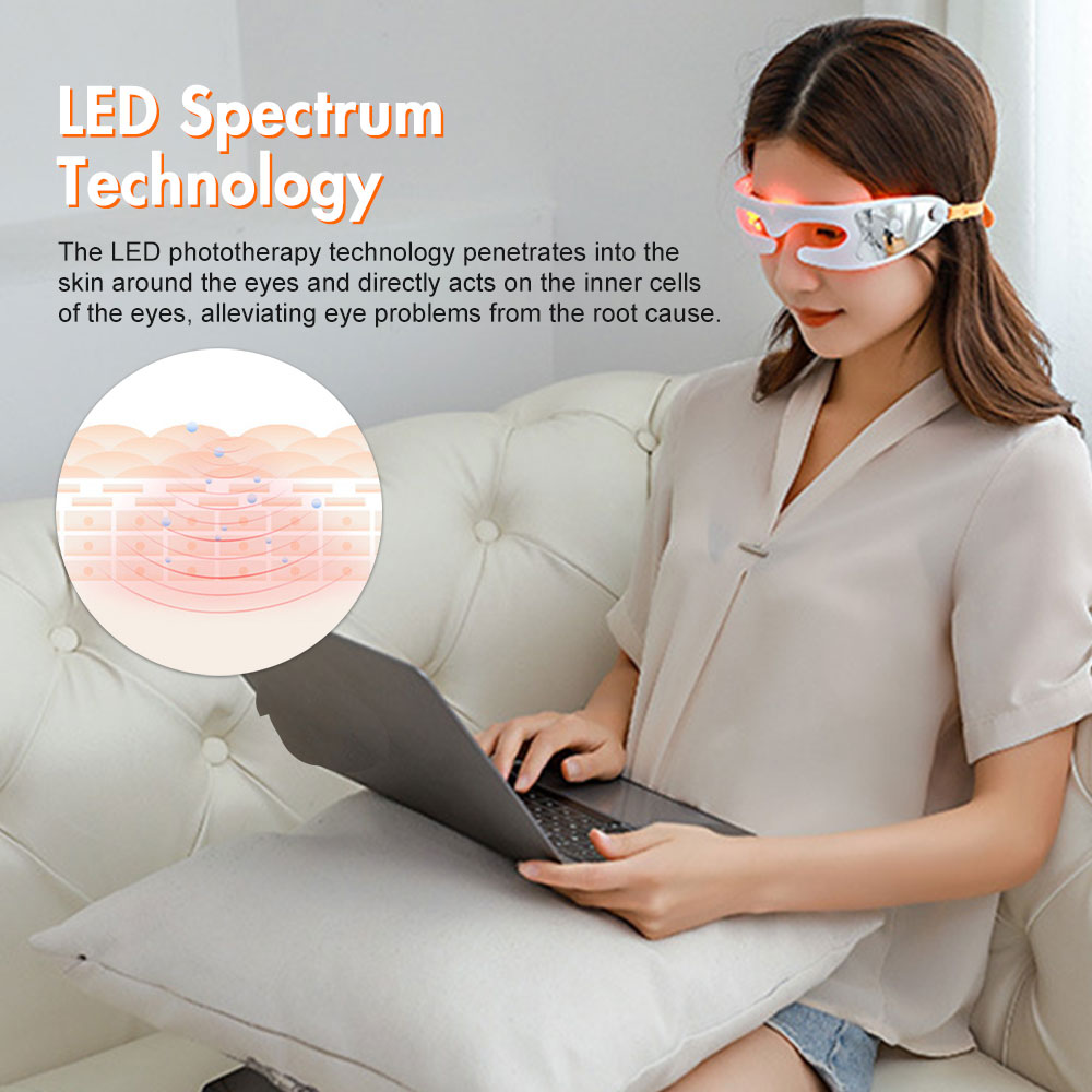 Electric Eye Massager Anti Wrinkle Eye Massage Anti Aging Eye Care LED Hot Massage Rechargeable Massage Device Eye Electric Eye Massager Anti Wrinkle Eye Massage Anti Aging Eye Care LED Hot Massage Rechargeable Massage Device Eye