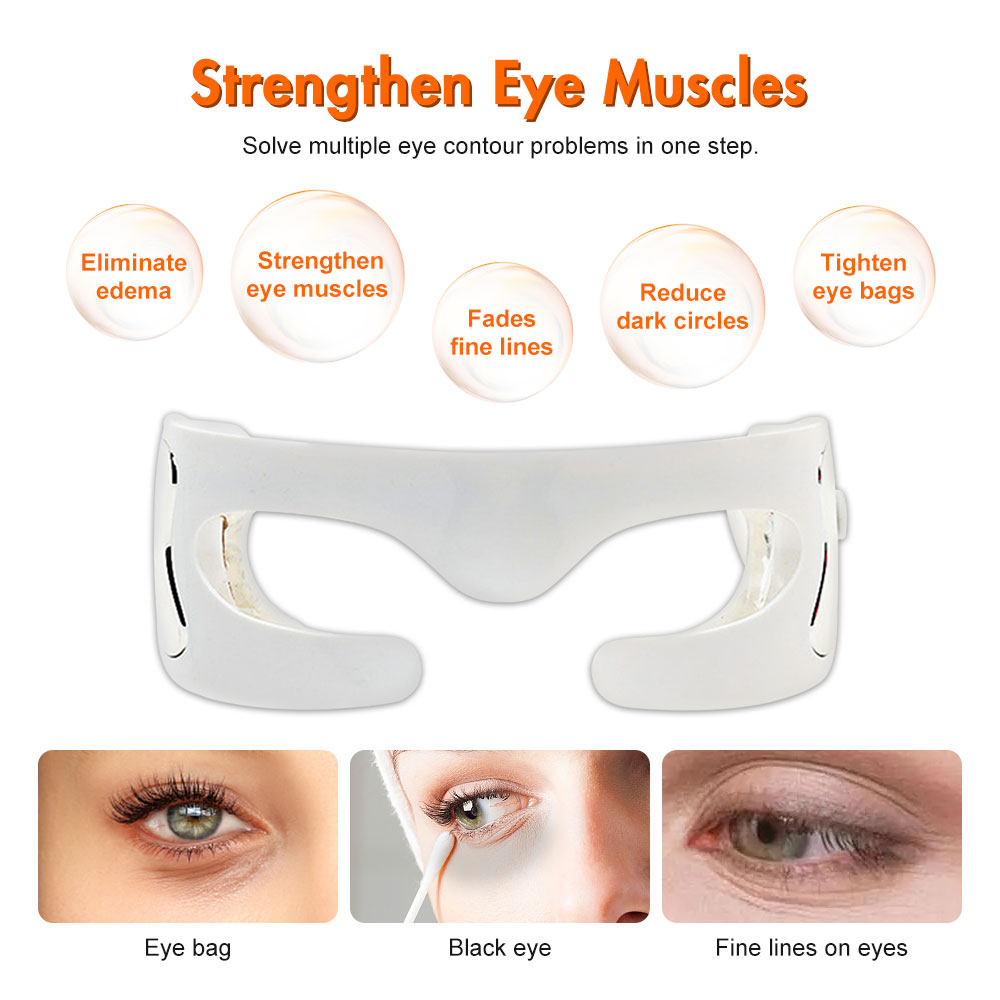 Electric Eye Massager Anti Wrinkle Eye Massage Anti Aging Eye Care LED Hot Massage Rechargeable Massage Device Eye Electric Eye Massager Anti Wrinkle Eye Massage Anti Aging Eye Care LED Hot Massage Rechargeable Massage Device Eye