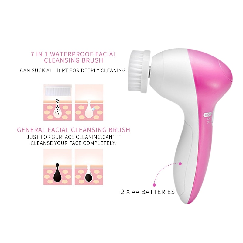 Electric Face Brush Battery Operated Electric Face Brush Battery Operated