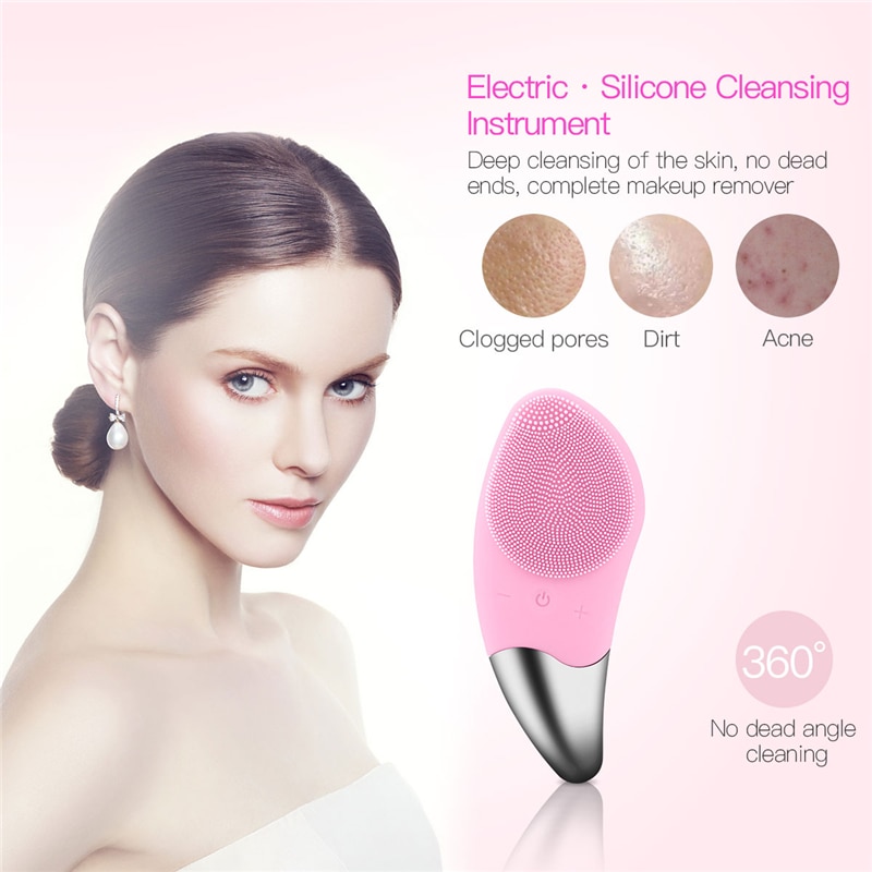 Electric Facial Cleansing Brush Device Electric Facial Cleansing Brush Device
