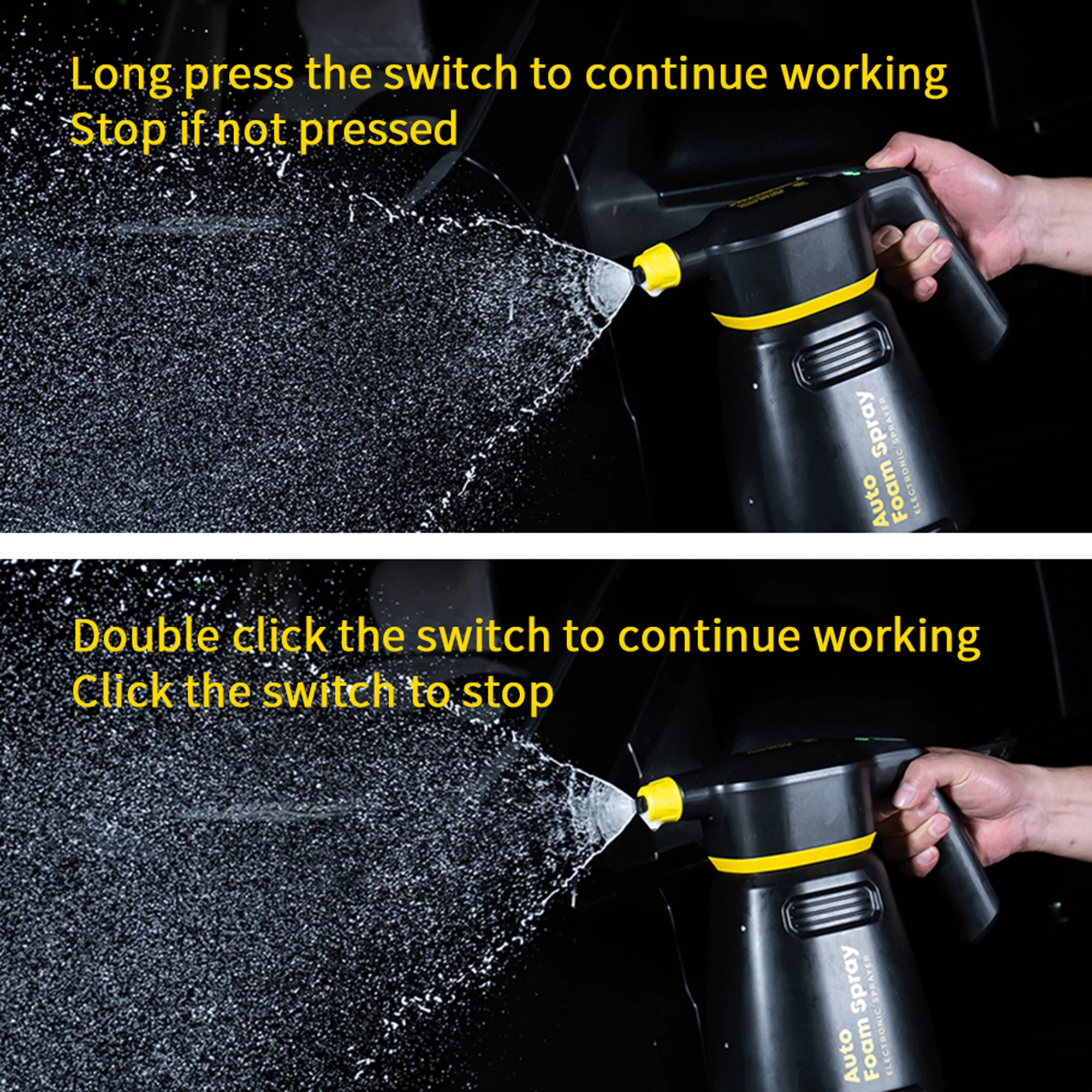 Electric Foam Sprayer Car Wash Motorcycle Clean Detailing Snow Cannon High Pressure Water Gun Generator Lance Wap Manual Electric Foam Sprayer Car Wash Motorcycle Clean Detailing Snow Cannon High Pressure Water Gun Generator Lance Wap Manual