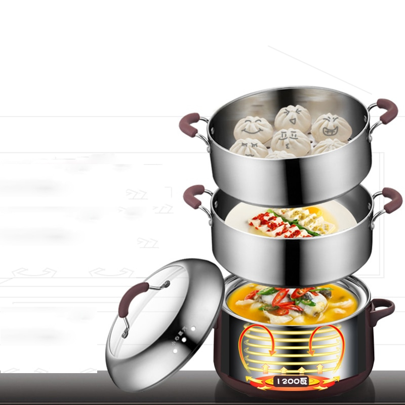 Electric Food Steamer 3-Layer Machine