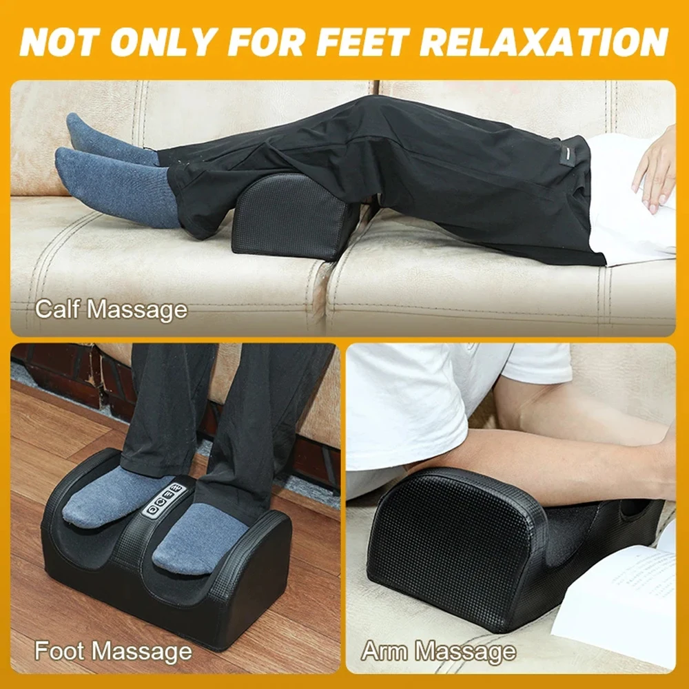 Electric Foot Massager Shiatsu Kneading Deep Tissue Relax Heated Roller Calf Pain Relief Fatigue Muscles Vibrator Electric Foot Massager Shiatsu Kneading Deep Tissue Relax Heated Roller Calf Pain Relief Fatigue Muscles Vibrator