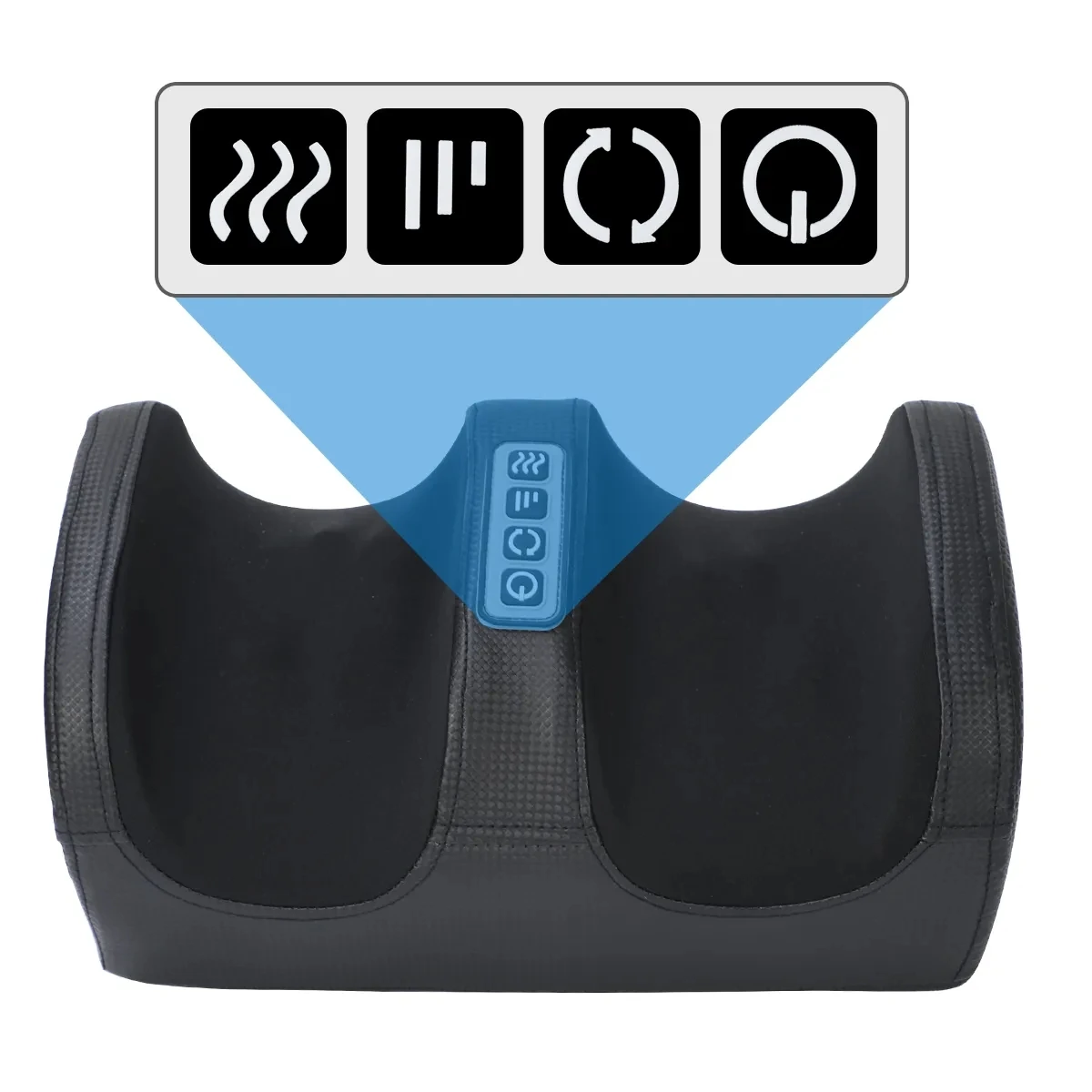 Electric Foot Massager Shiatsu Kneading Deep Tissue Relax Heated Roller Calf Pain Relief Fatigue Muscles Vibrator Electric Foot Massager Shiatsu Kneading Deep Tissue Relax Heated Roller Calf Pain Relief Fatigue Muscles Vibrator