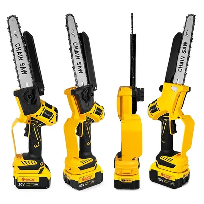 Electric Goddess Brushless 8in Wood Chain Saw Electric Cordless Highly Efficient Cutting Power Tool For 18V Dewalt Electric Goddess Brushless 8in Wood Chain Saw Electric Cordless Highly Efficient Cutting Power Tool For 18V Dewalt