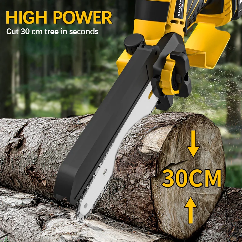 Electric Goddess Brushless 8in Wood Chain Saw Electric Cordless Highly Efficient Cutting Power Tool For 18V Dewalt Electric Goddess Brushless 8in Wood Chain Saw Electric Cordless Highly Efficient Cutting Power Tool For 18V Dewalt