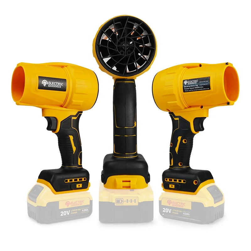 Electric Goddess Brushless Cordless Electric Air Blower Turbo Jet Fan Handheld Dust Blowing Power Tool for Dewalt Electric Goddess Brushless Cordless Electric Air Blower Turbo Jet Fan Handheld Dust Blowing Power Tool for Dewalt