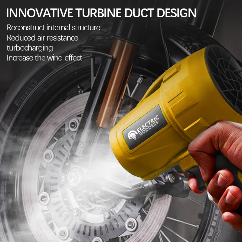 Electric Goddess Brushless Cordless Electric Air Blower Turbo Jet Fan Handheld Dust Blowing Power Tool for Dewalt Electric Goddess Brushless Cordless Electric Air Blower Turbo Jet Fan Handheld Dust Blowing Power Tool for Dewalt