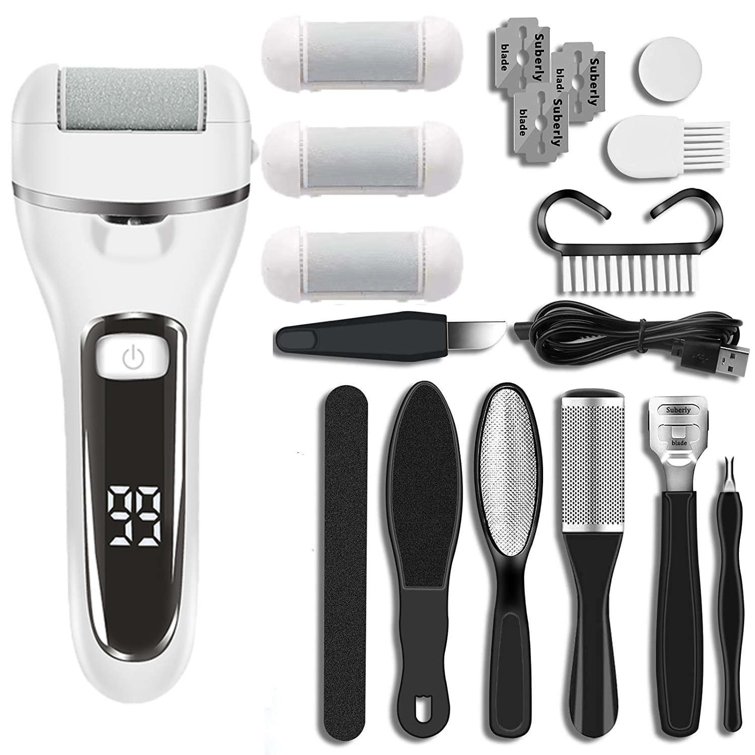 Electric Grinding Pedicure Tools Foot Sandpaper File for Heels Professional Foot Care Tool Dead Hard Skin Callus Remover Electric Grinding Pedicure Tools Foot Sandpaper File for Heels Professional Foot Care Tool Dead Hard Skin Callus Remover