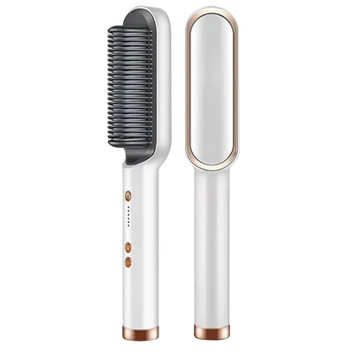 Electric Hair Straightener Brush Tool Electric Hair Straightener Brush Tool