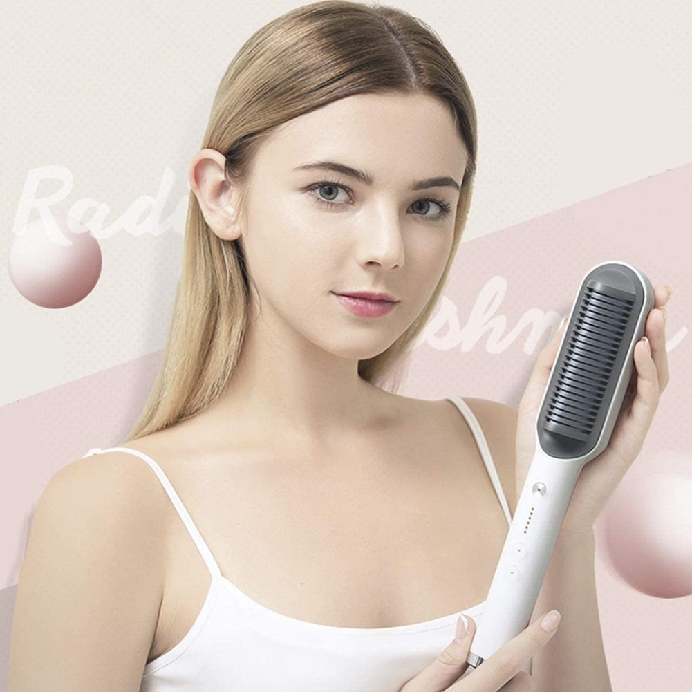Electric Hair Straightener Brush Tool Electric Hair Straightener Brush Tool
