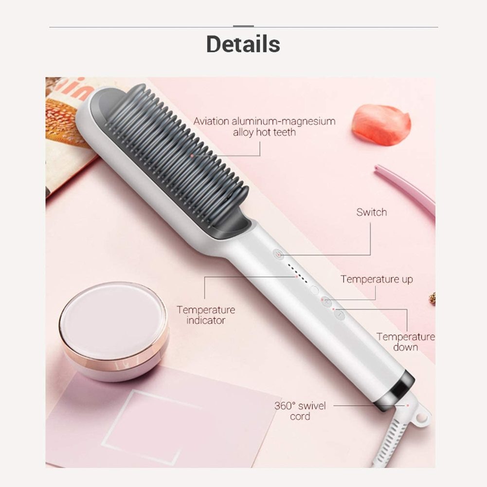 Electric Hair Straightener Brush Tool Electric Hair Straightener Brush Tool