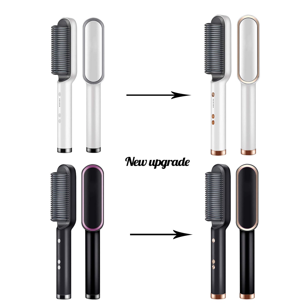 Electric Hair Straightener Brush Tool Electric Hair Straightener Brush Tool