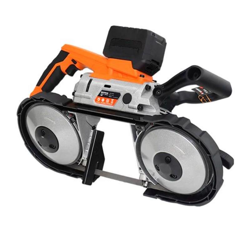 Electric Handheld Band Saw Rechargeable Battery Cordless Metal High Precision Cutting Saw Power Tool Electric Electric Handheld Band Saw Rechargeable Battery Cordless Metal High Precision Cutting Saw Power Tool Electric