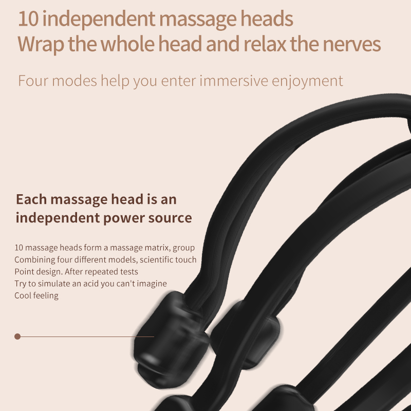 Electric Head Massager Octopus Scalp Massage Instrument With Bluetooth Music Vibration For Relax & Stress Relief Electric Head Massager Octopus Scalp Massage Instrument With Bluetooth Music Vibration For Relax & Stress Relief